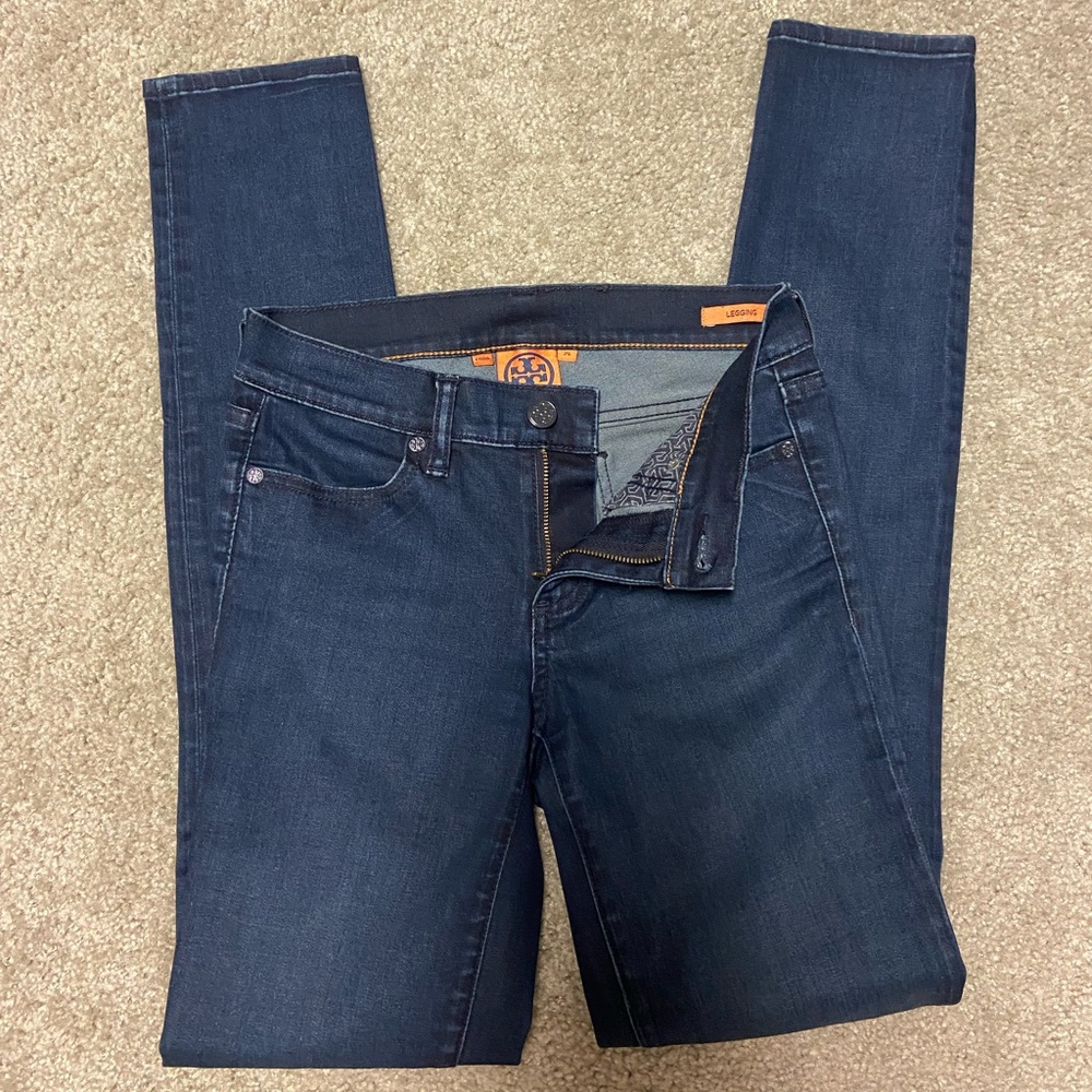 Tory Burch dark wash Skinny Jeans Size 25
